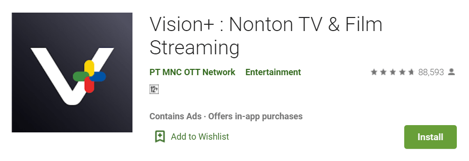 Vision Nonton TV Film Streaming