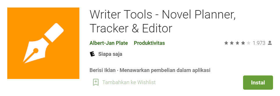 Writer Tools Novel Planner Tracker Editor