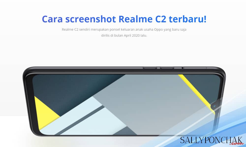 Cara screenshot Realme C2 terbaru
