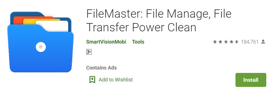 FileMaster File manage file transfer power clean