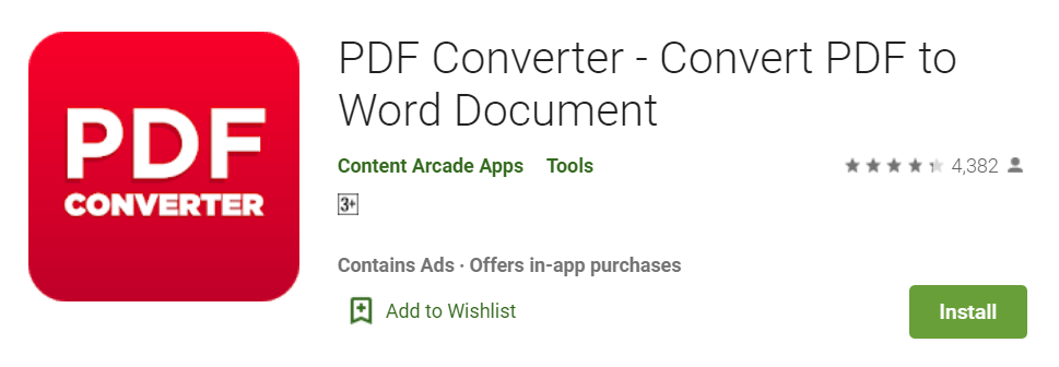 Aplikasi PDF ke Word iOS