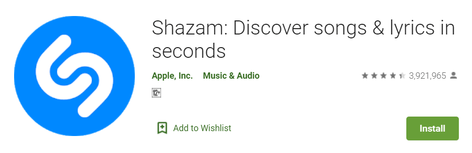 Shazam Discover songs lyrics in seconds