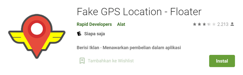 Aplikasi fake GPS terbaik