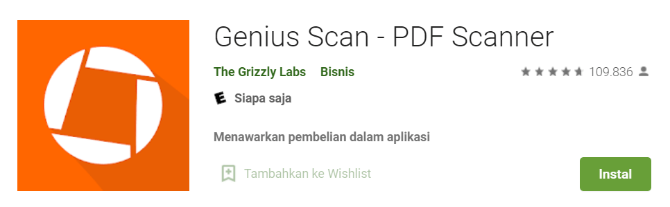Genius Scan PDF Scanner
