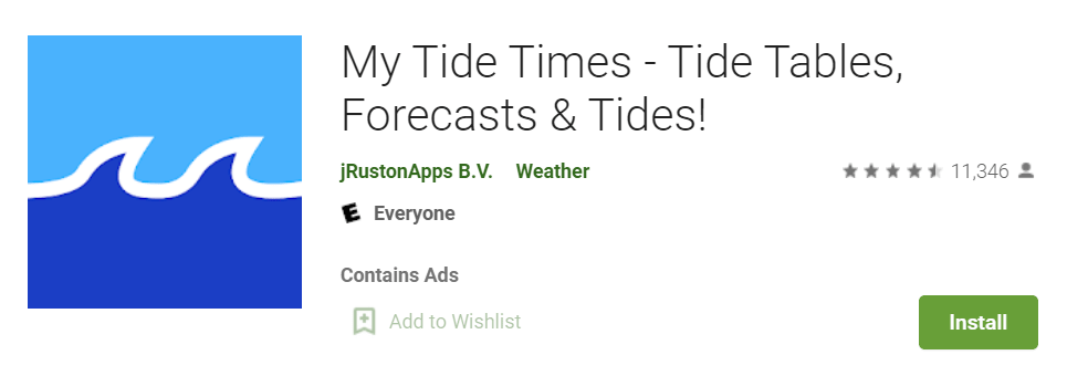 My Tide Times Tide Tables Forecasts Tides