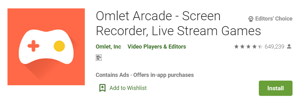 Omlet Arcade Screen Recorder Live Stream Games