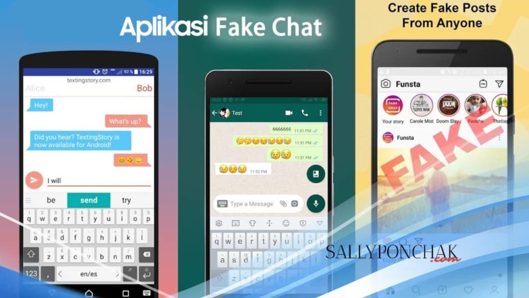 Aplikasi fake chat
