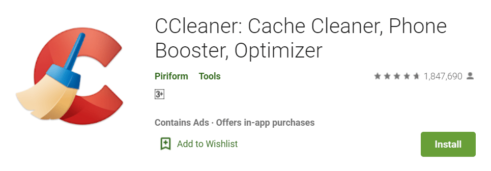 CCleaner Cache Cleaner Phone Booster Optimizer