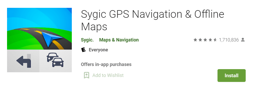 Sygic GPS Navigation Offline Maps