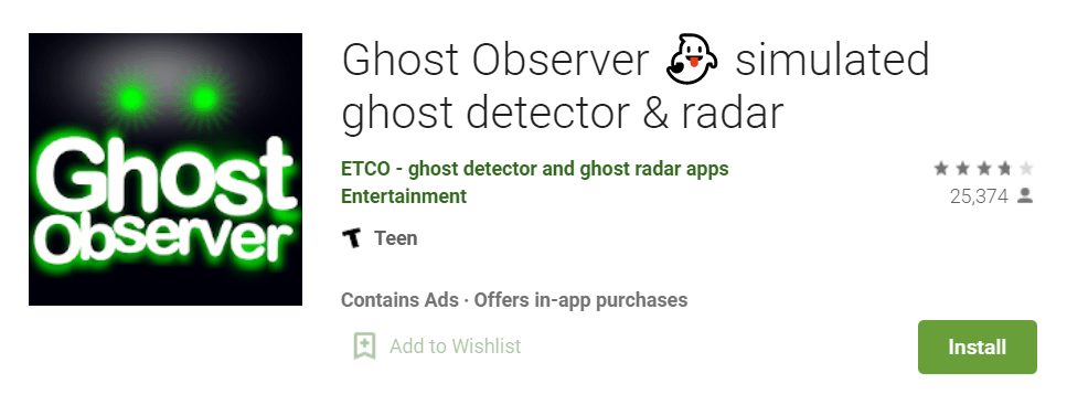 Aplikasi pendeteksi hantu terbaik