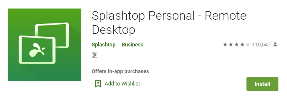 Splashtop Personal Remote Desktop