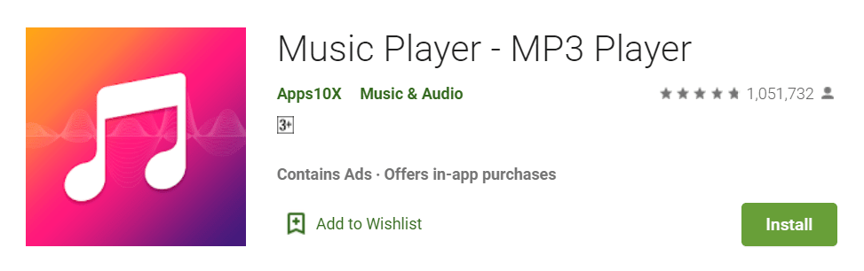 Music Player MP3 Player