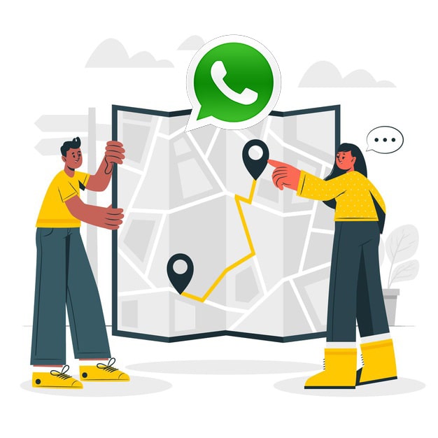 Cara share lokasi WhatsApp terbaik