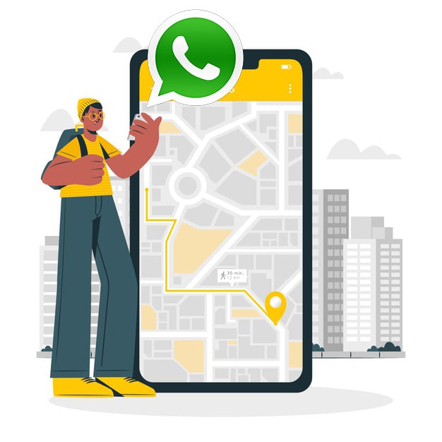 Cara share lokasi WhatsApp terbaru